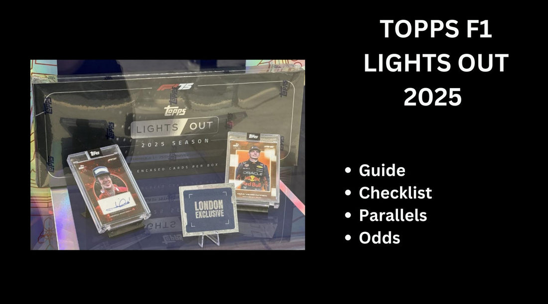 Topps F1 Lights Out 2025 F1 75th Anniversary Edition – Checklist and Guide!