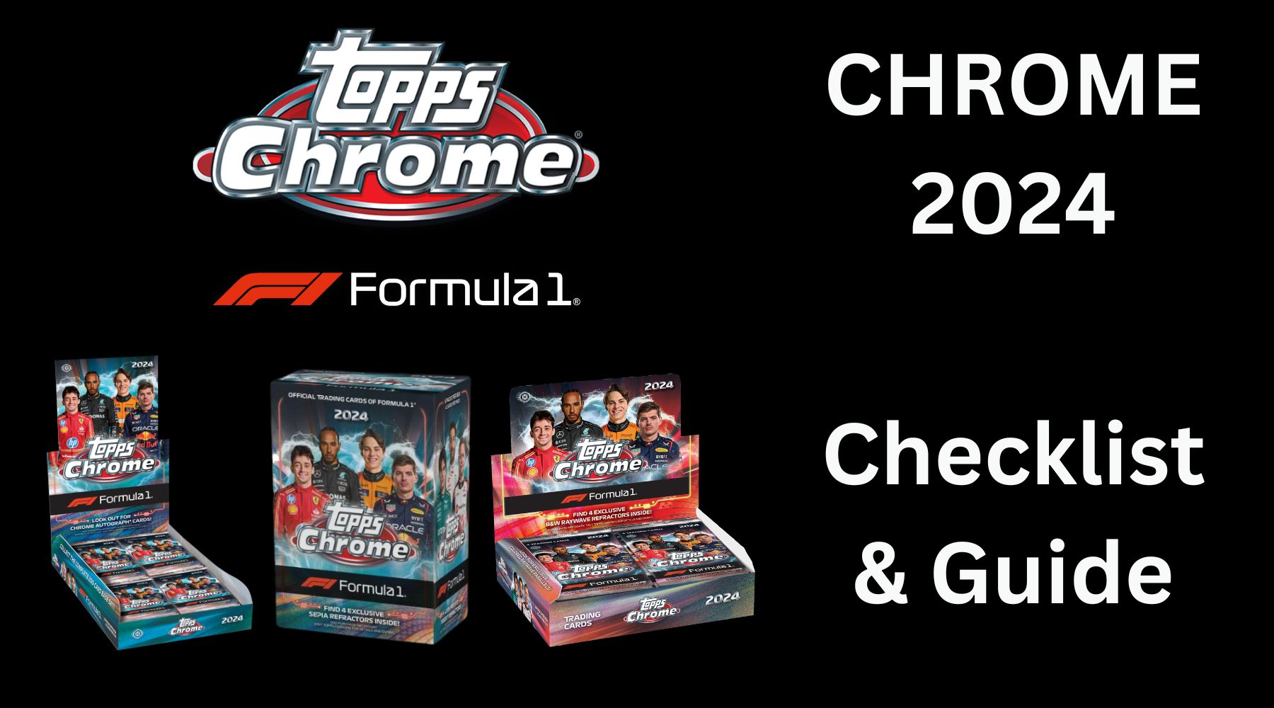 Topps F1 Chrome 2024 Checklist and Guide! Grid Cards UK