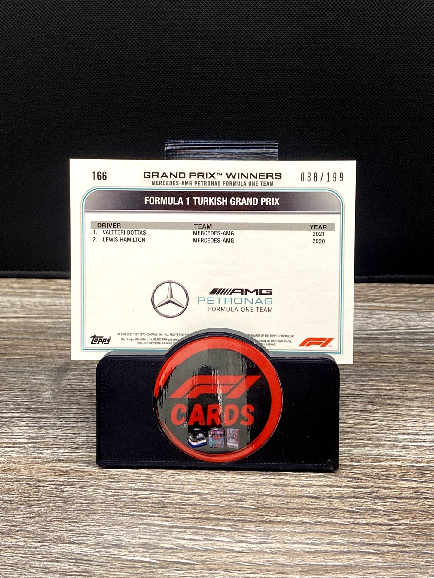 Valtteri Bottas Winner Turkey 2021 - Sapphire 2022 - #166 Chartreuse 088/199