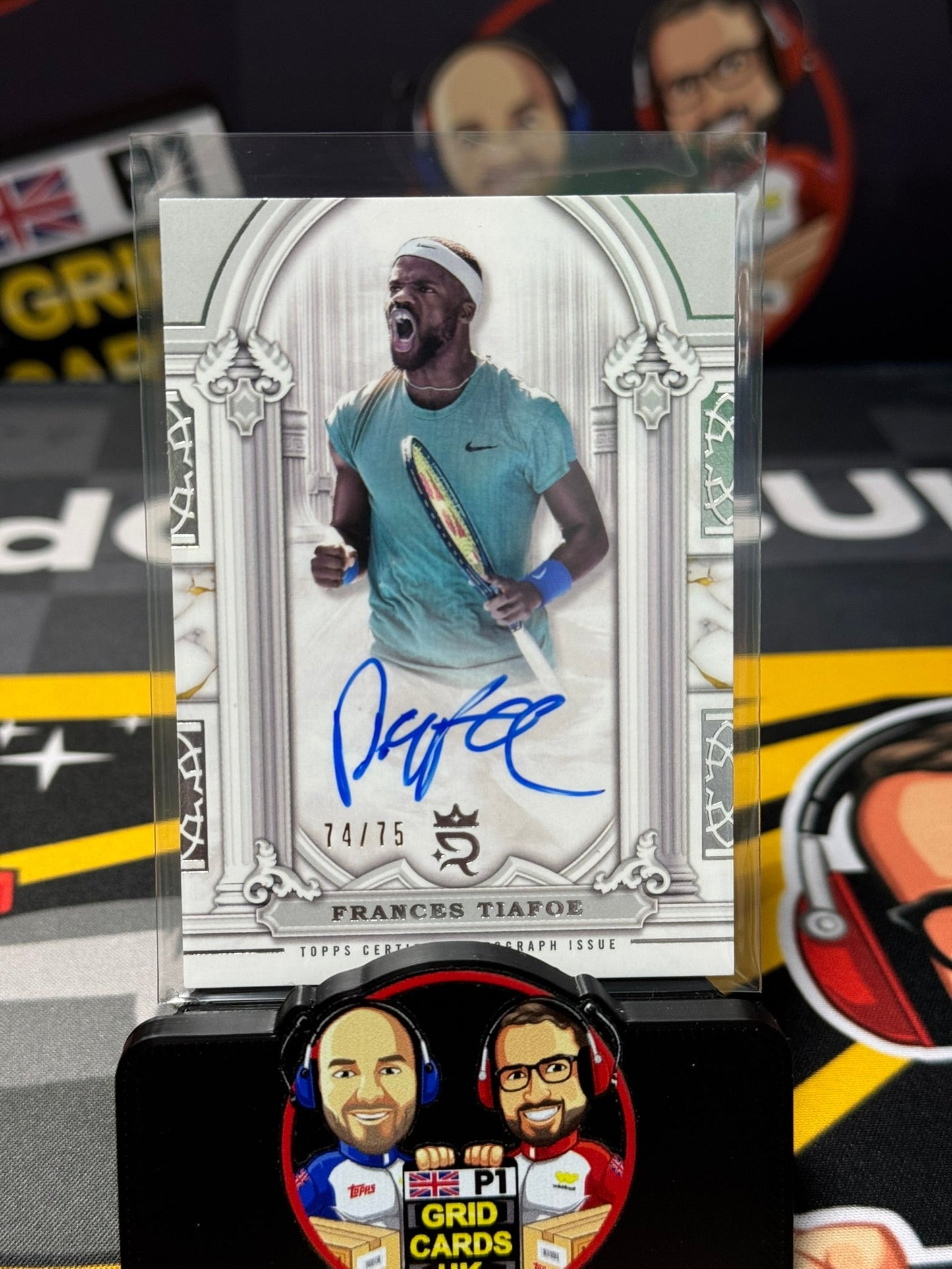 Frances Tiafoe 74/75 AUTO - Topps Tennis Royalty 2025