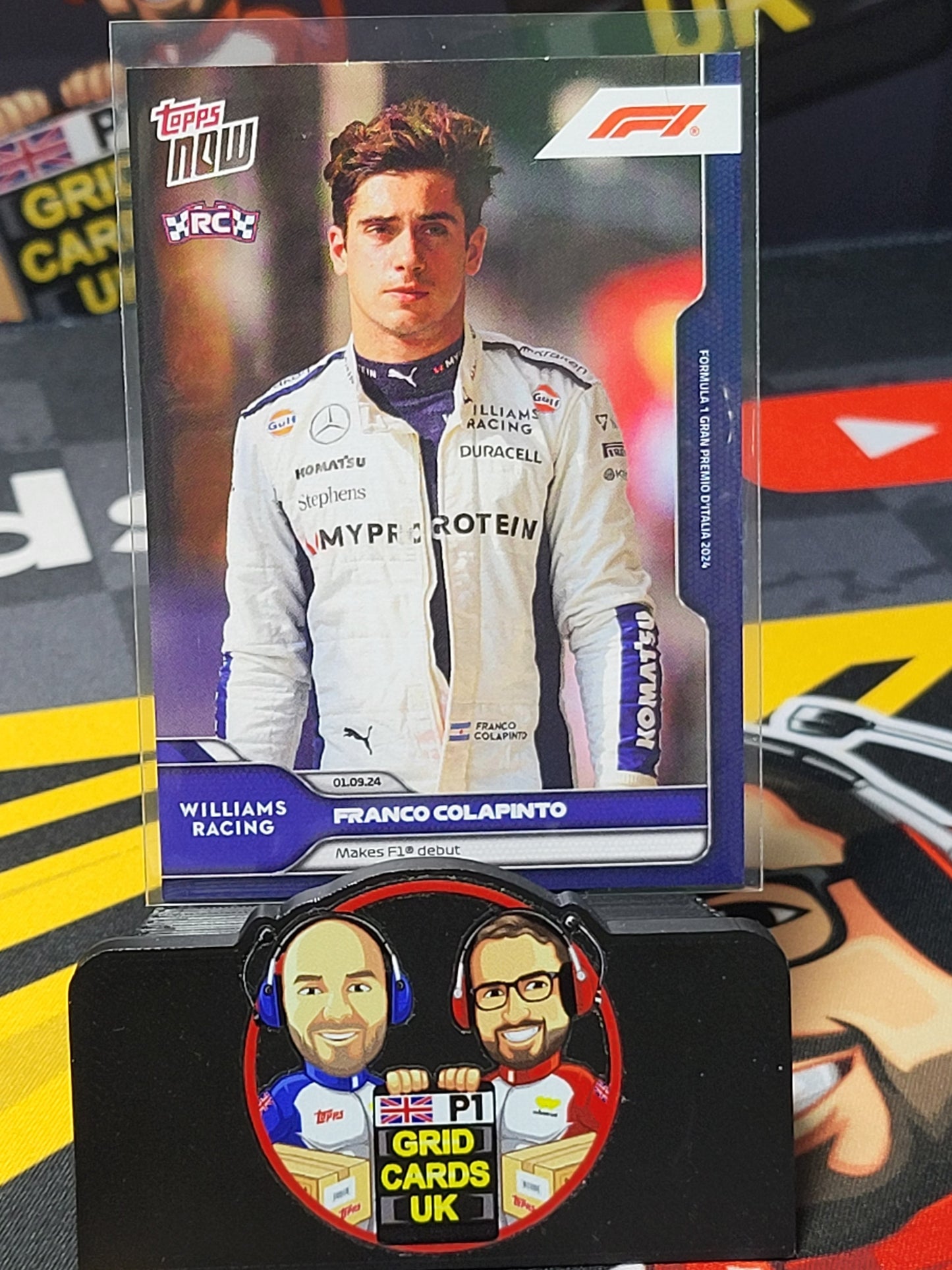 Franco Colapinto - Makes F1 Debut Card #51 - Topps Now 2024