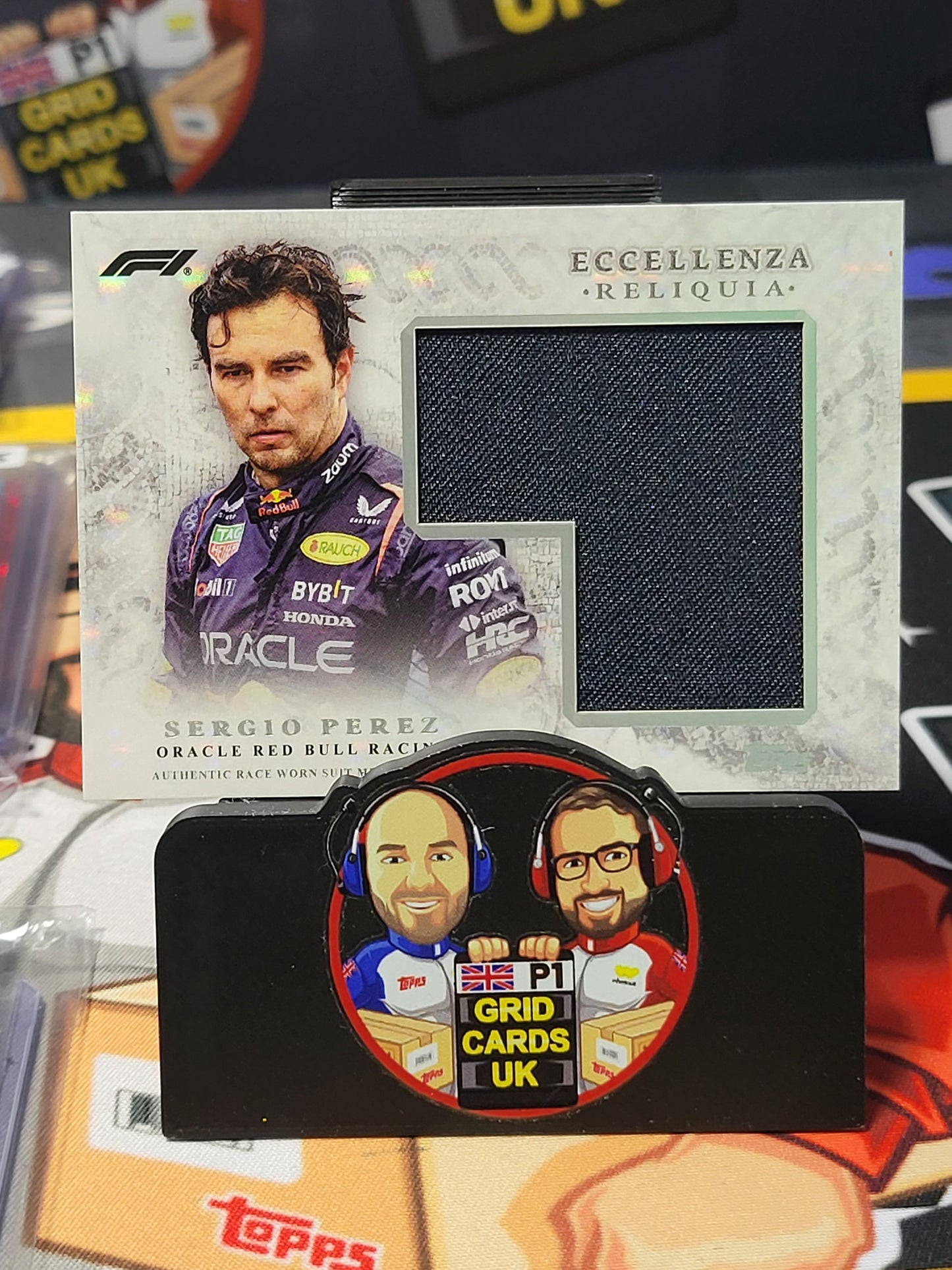 Sergio Perez Relic - Topps F1 Eccellenza 2024 - Base