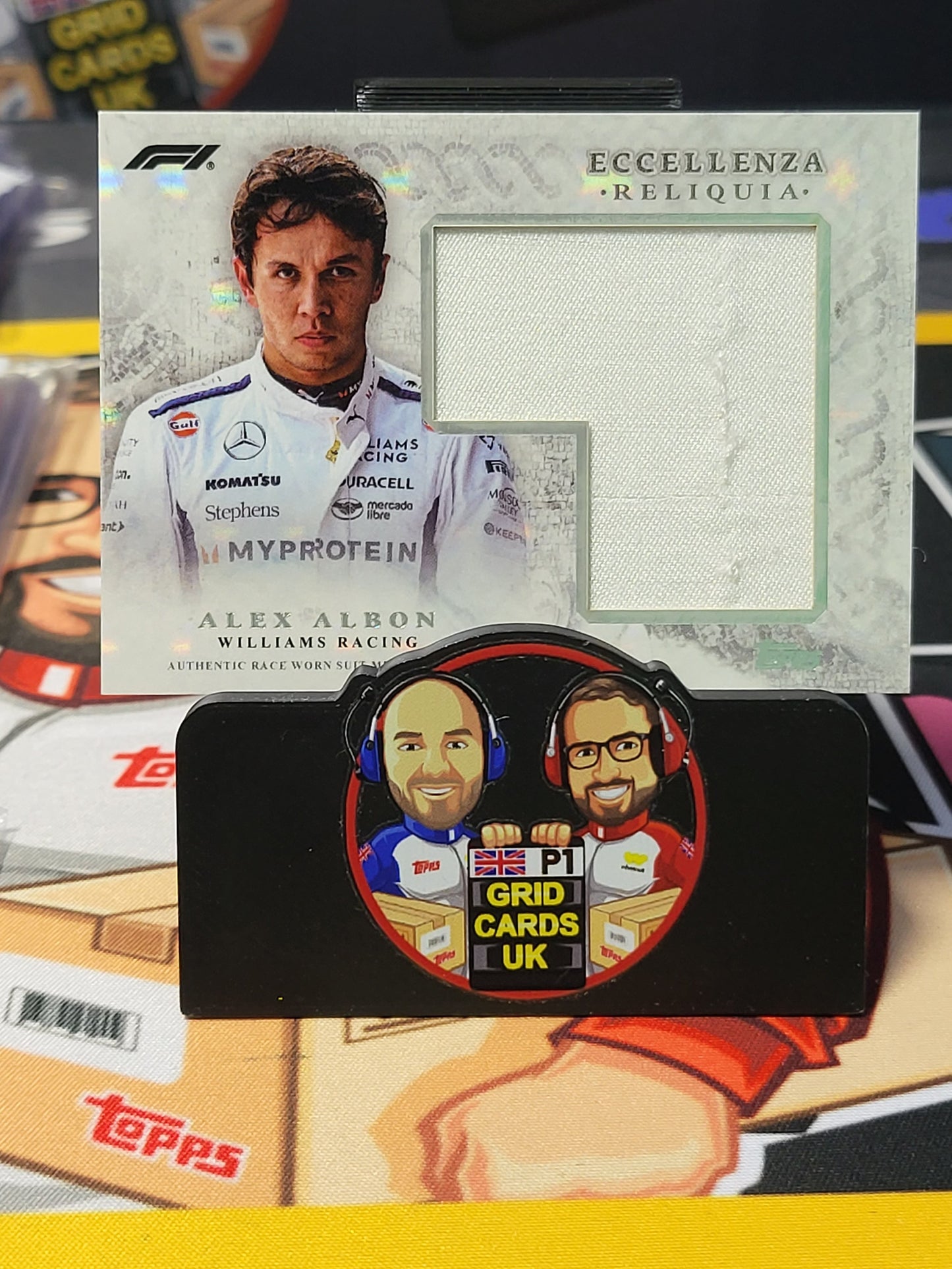 Alex Albon Relic - Topps F1 Eccellenza 2024 - Base