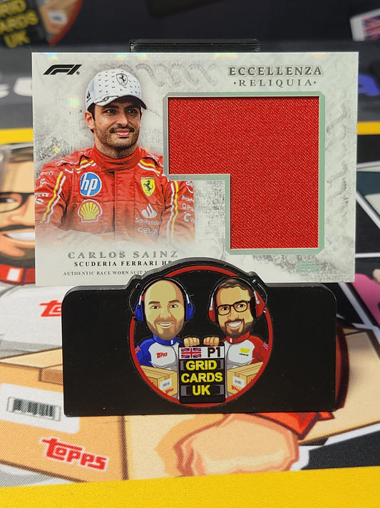 Carlos Sainz Relic   - Topps F1 Eccellenza 2024 - Base