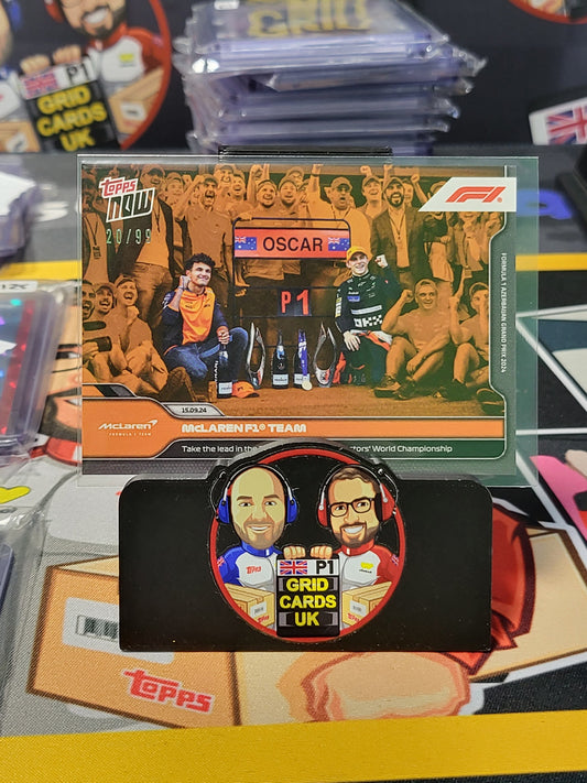 Oscar Piastri  #54 - Topps F1 NOW 2024 - 20/99