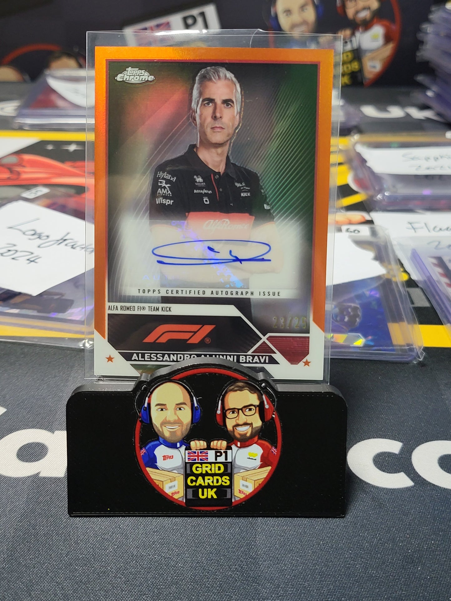 Alunni Bravi Auto - Topps F1 Chrome 2023 - 23/25 Orange