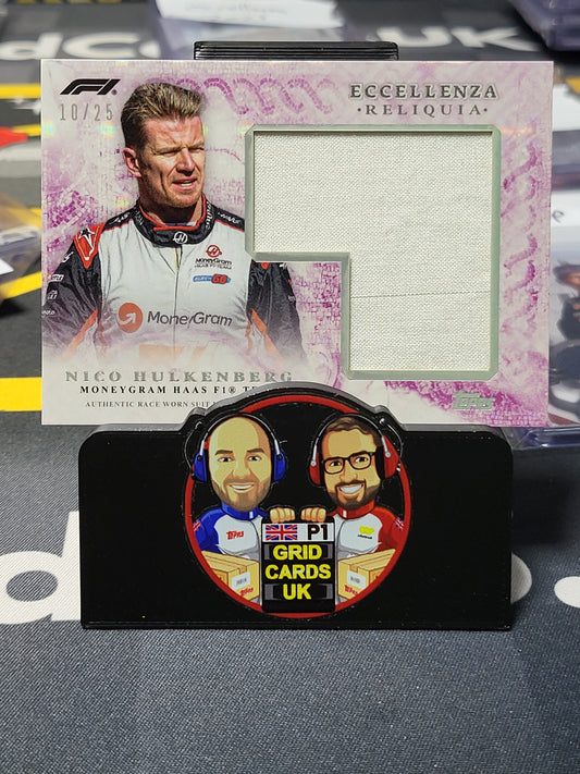 Nico Hulkenberg Relic  - Topps F1 Eccellenza 2024 - 10/25 Purple