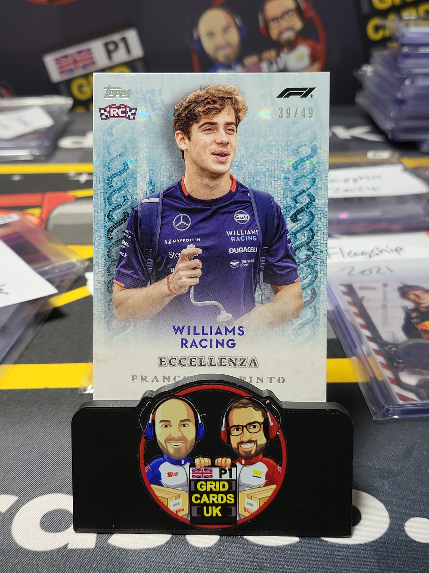 Franco Colapinto RC La Passione - Topps F1 Eccellenza 2024 - 39/49 Blue