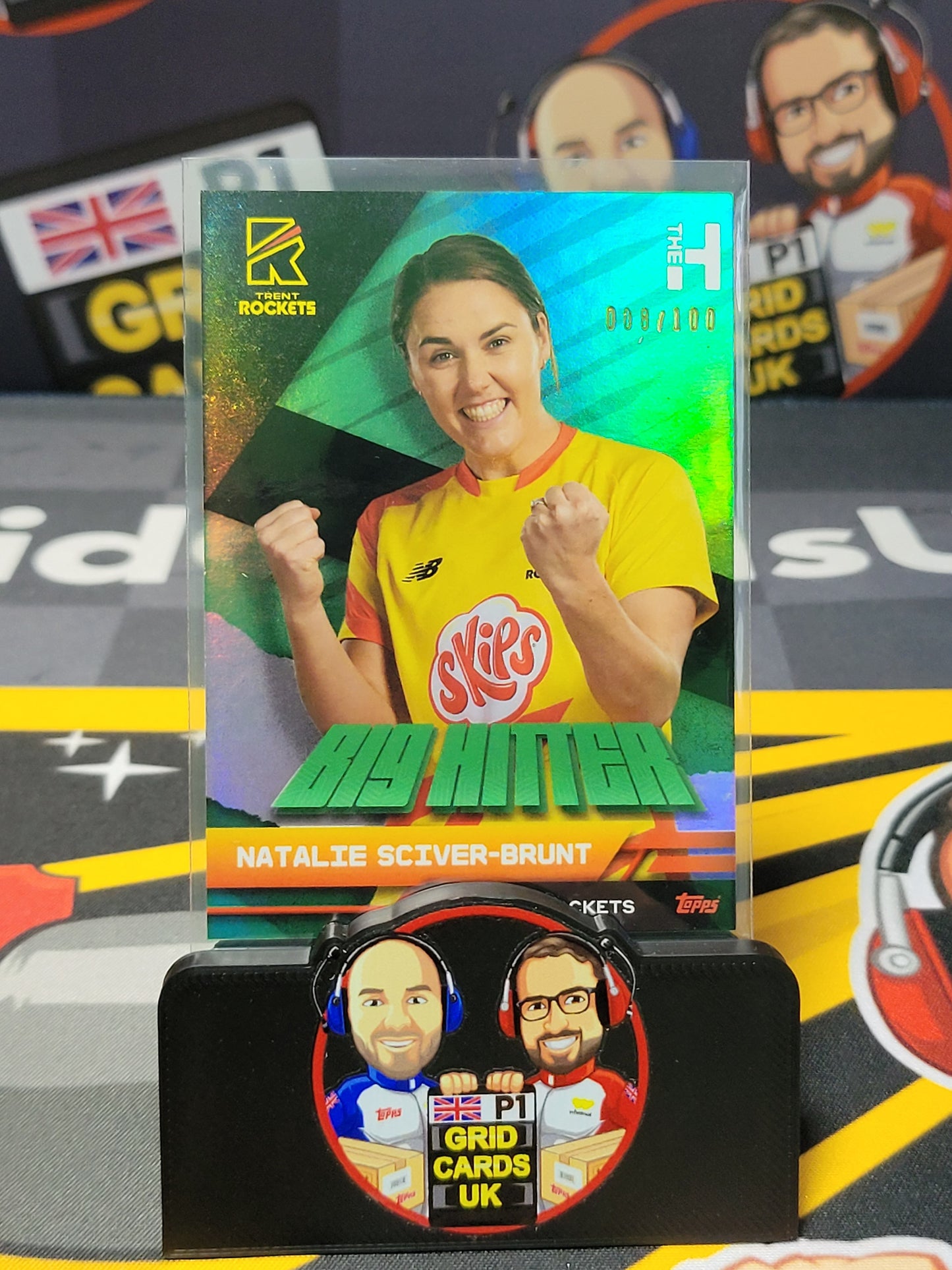 Natalie Sciver-Brunt 8/100 Orange - Topps The Hundred Cricket 2023