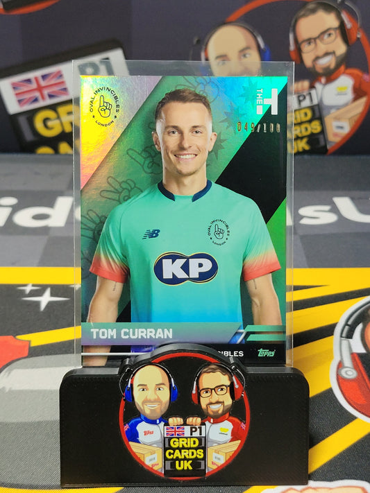 Tom Curren 49/100 Green - Topps The Hundred Cricket 2023