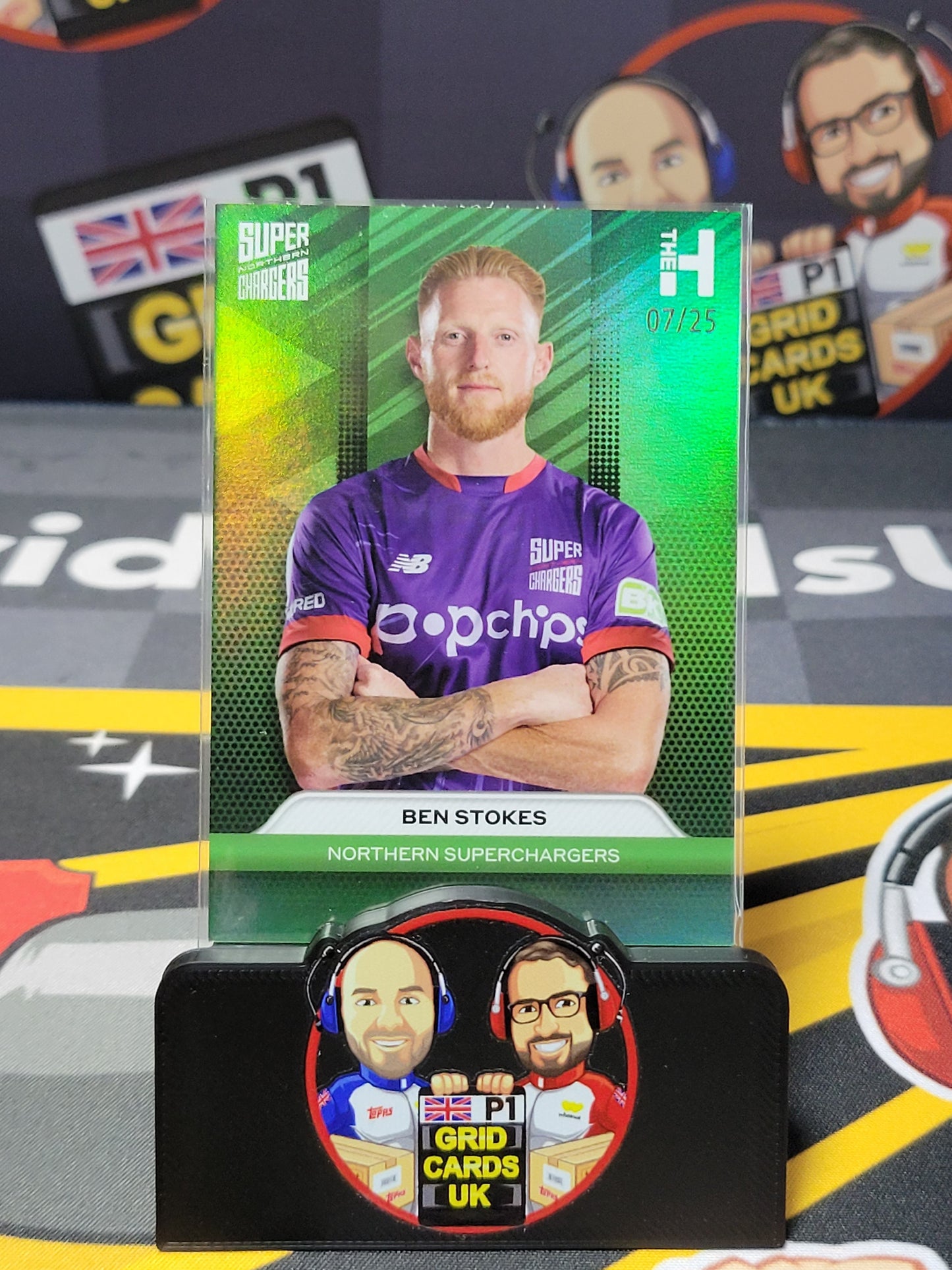 Ben Stokes 07/25 Green - Topps The Hundred Cricket 2024