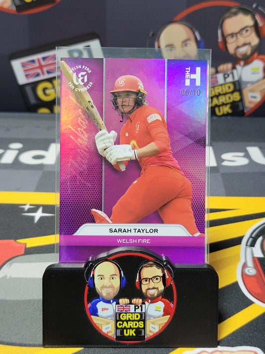 Sarah Taylor 6/10 Purple - Topps The Hundred Cricket 2024