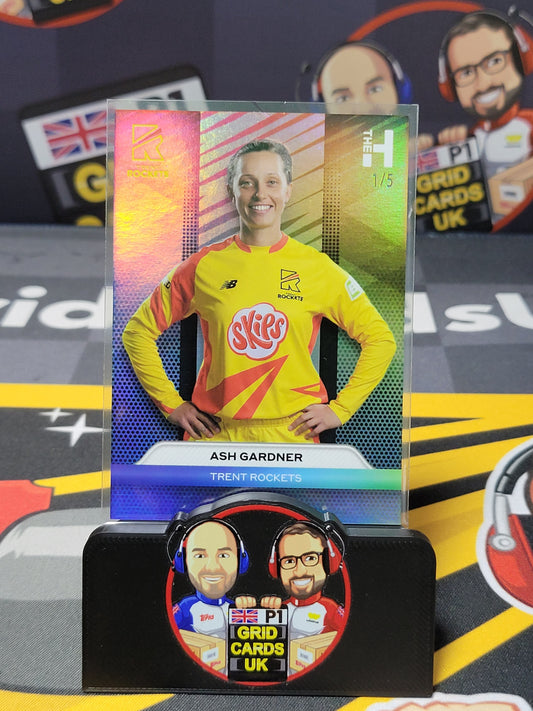 Ash Gardner 1/5 Rainbow - Topps The Hundred Cricket 2024
