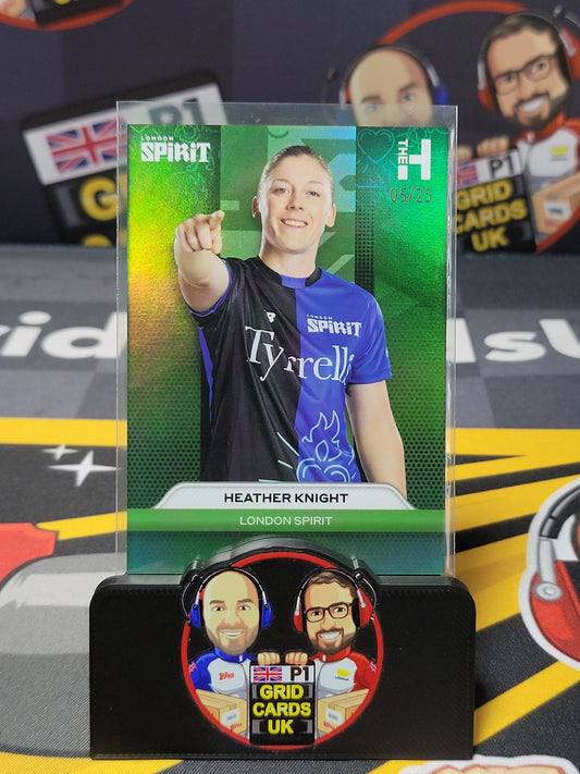 Heather Knight 5/25 Green - Topps The Hundred Cricket 2024