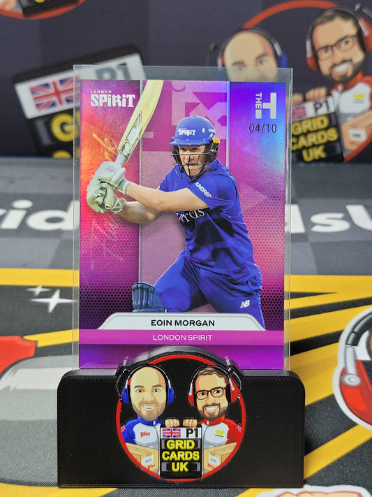 Eoin Morgan 4/10 Purple - Topps The Hundred Cricket 2024