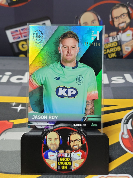 Jason Roy 50/100 Green - Topps The Hundred Cricket 2024