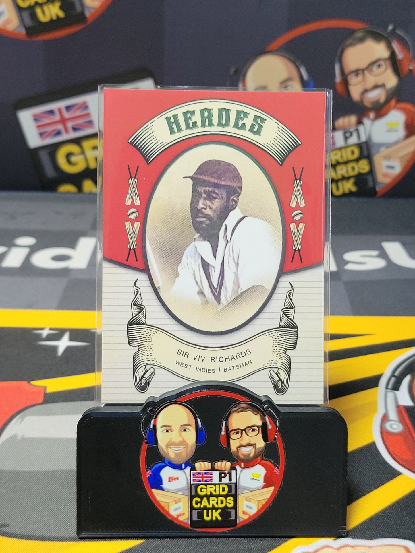 Sir Viv Richards 01/05 Red - Futera Vintage Cricket 2024