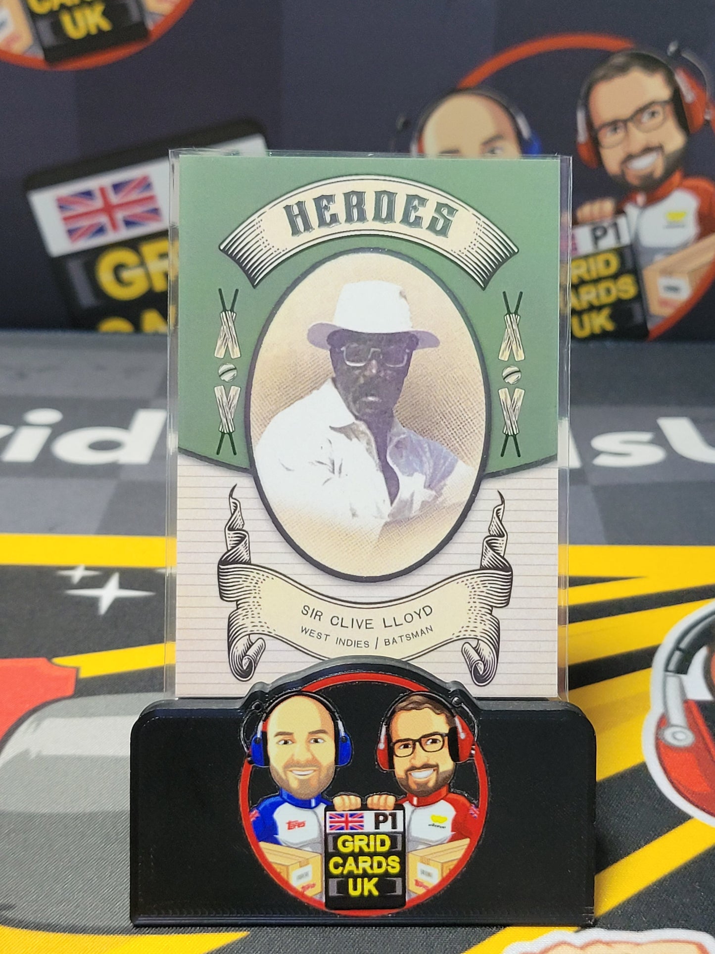 Sir Olive Lloyd 14/21 Green - Futera Vintage Cricket 2024