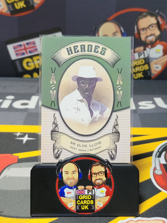 Sir Olive Lloyd 14/21 Green - Futera Vintage Cricket 2024