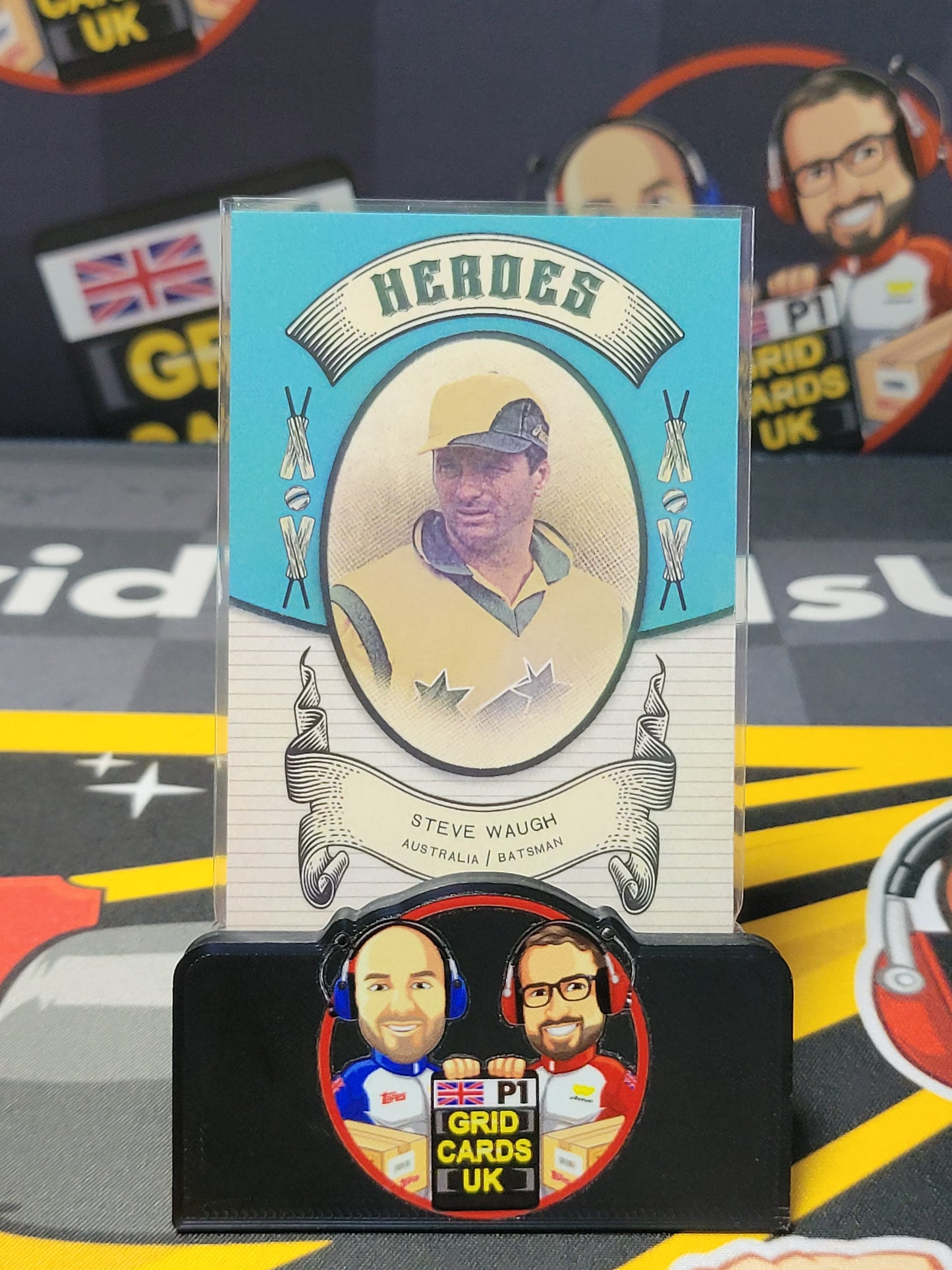 Steve Waugh 216/250 Blue - Futera Vintage Cricket 2024