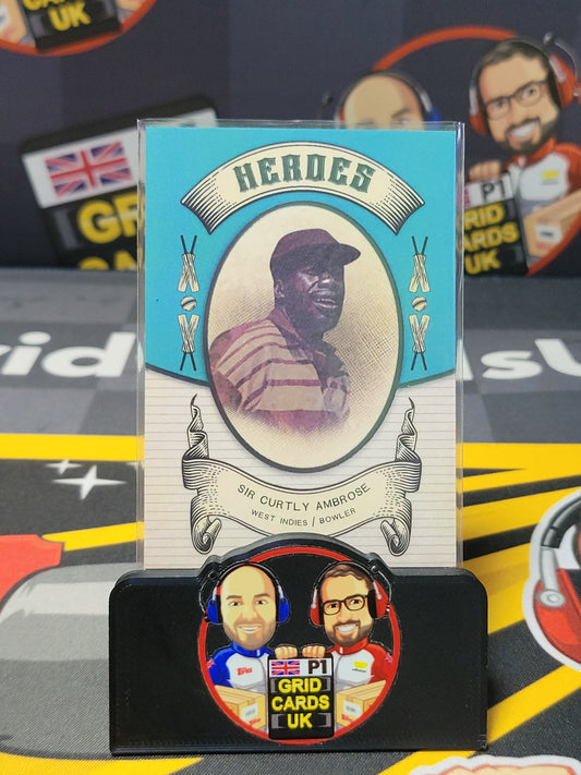 Sir Curtly Ambrose 57/250 Blue - Futera Vintage Cricket 2024