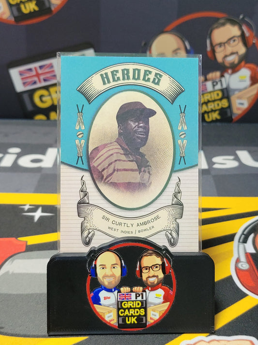 Sir Curtly Ambrose 7/250 Blue - Futera Vintage Cricket 2024