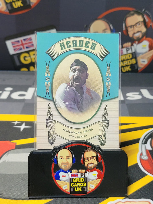 Harbhajan Singh 118/250 Blue - Futera Vintage Cricket 2024