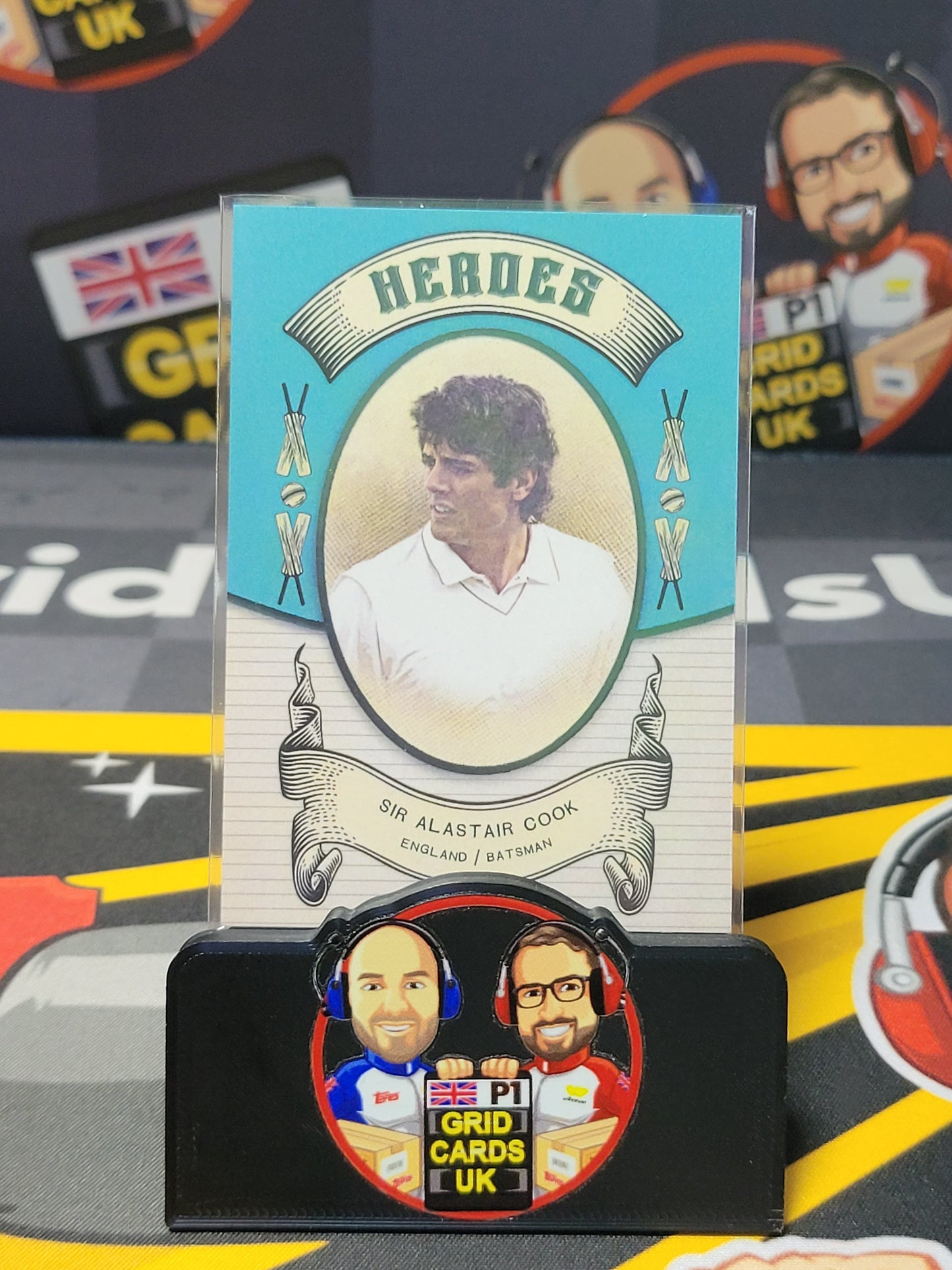 Sir Alastair Cook 230/250 Blue - Futera Vintage Cricket 2024