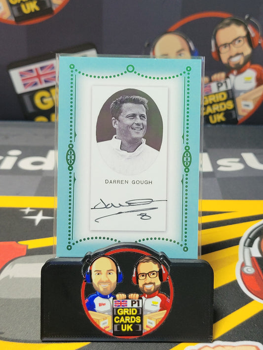 Darren Gough Auto 10/11 Blue - Futera Vintage Cricket 2024