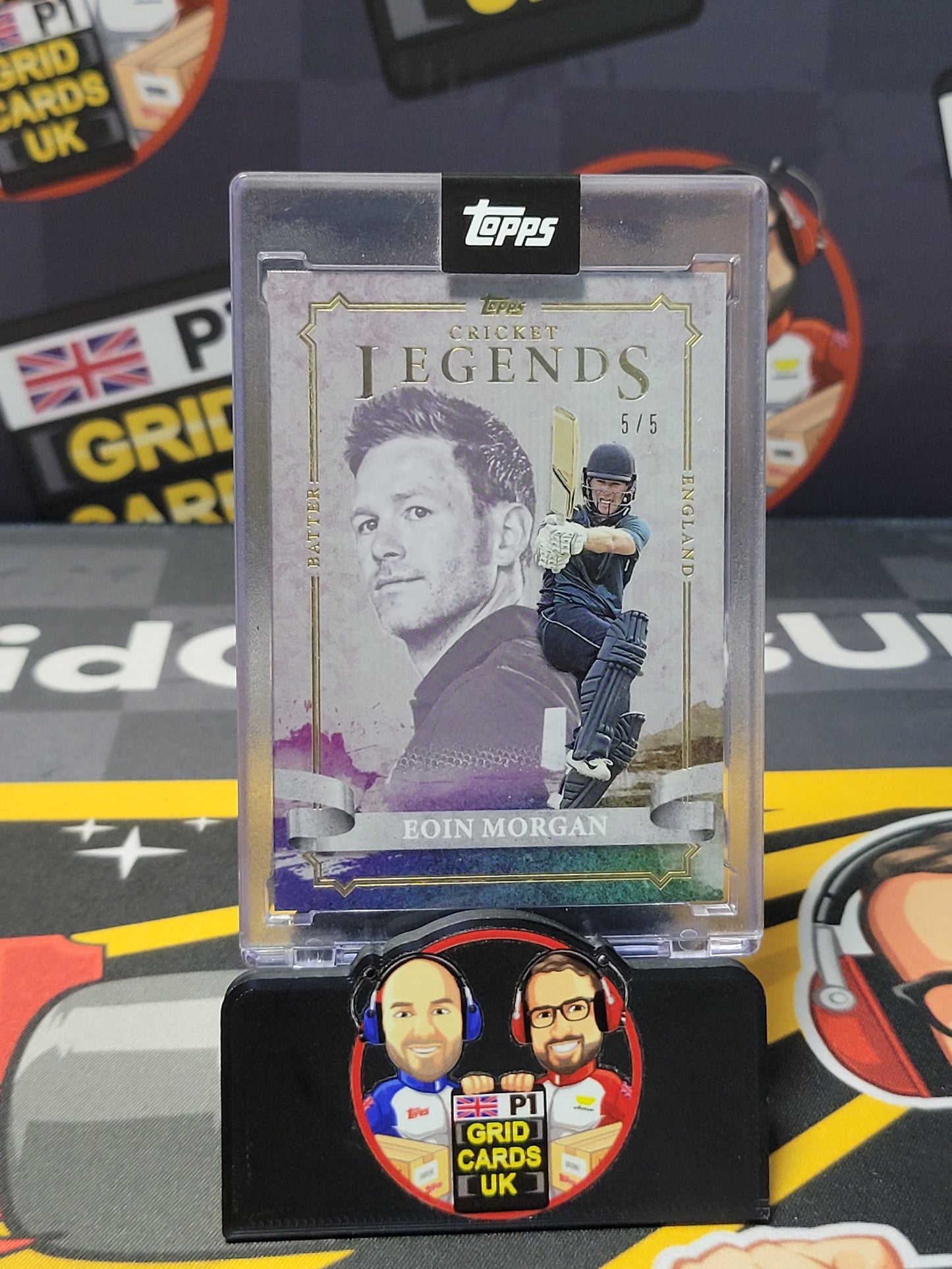 Eoin Morgan 5/5 Rainbow - Topps Cricket Legends 2024