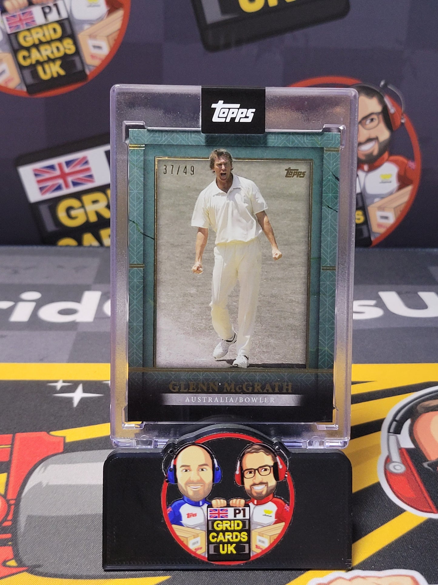 Glenn Mcgrath 37/49 Green - Topps Cricket Legends 2024