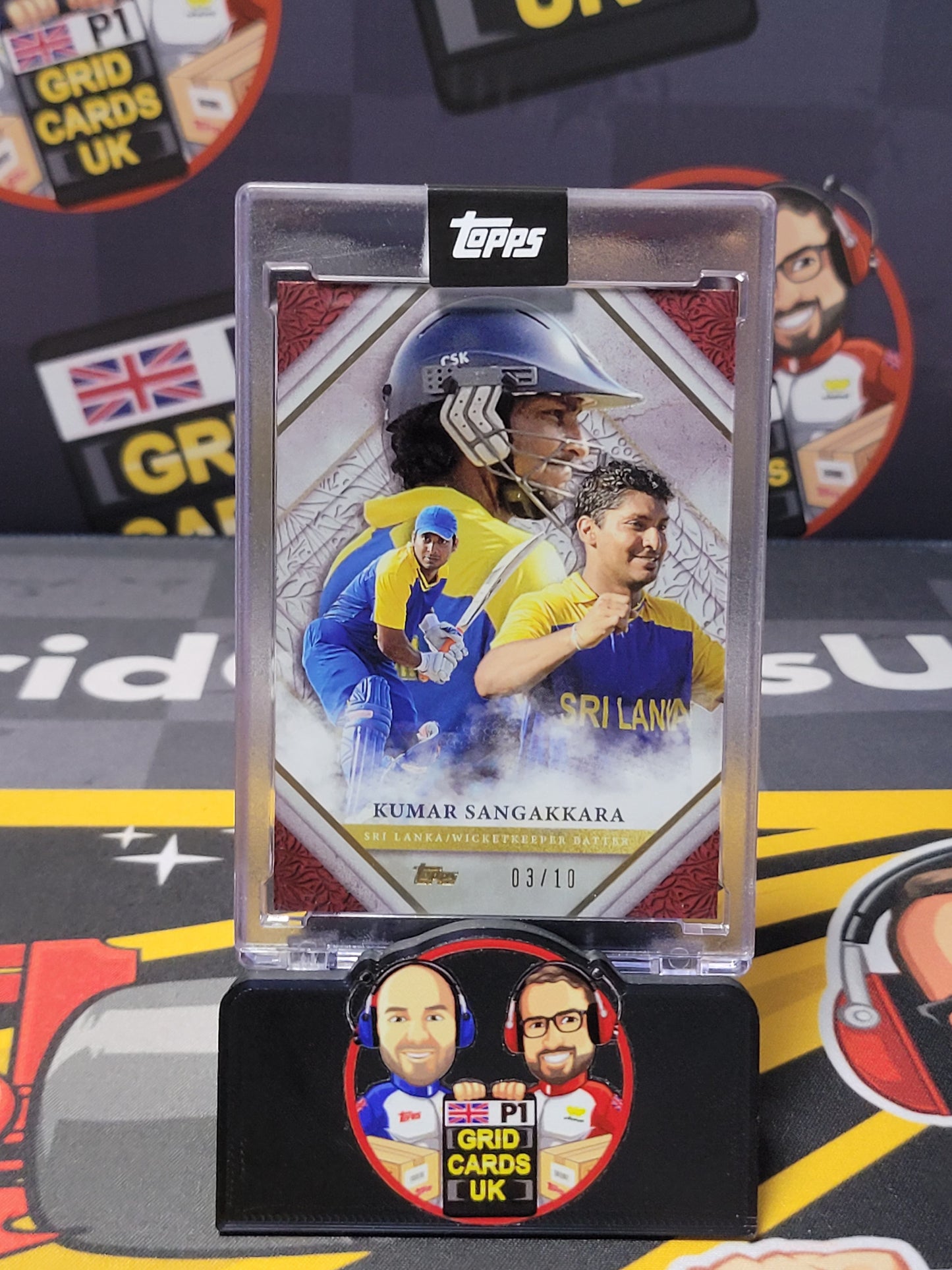 Kumar Sangakkara 3/10 Red - Topps Cricket Legends 2024