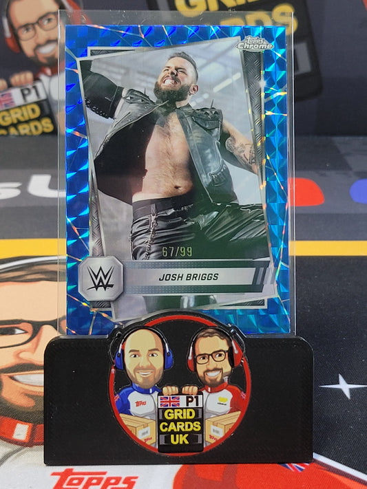 Josh Briggs 67/99 Blue - #96 - Topps WWE Chrome 2025