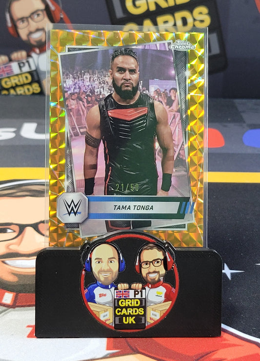 Tama Tonga 21/50 Gold - #54 - Topps WWE Chrome 2025