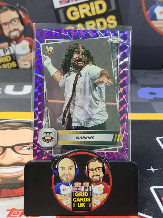 Mankind 8/10 Purple - #124 - Topps WWE Chrome 2025