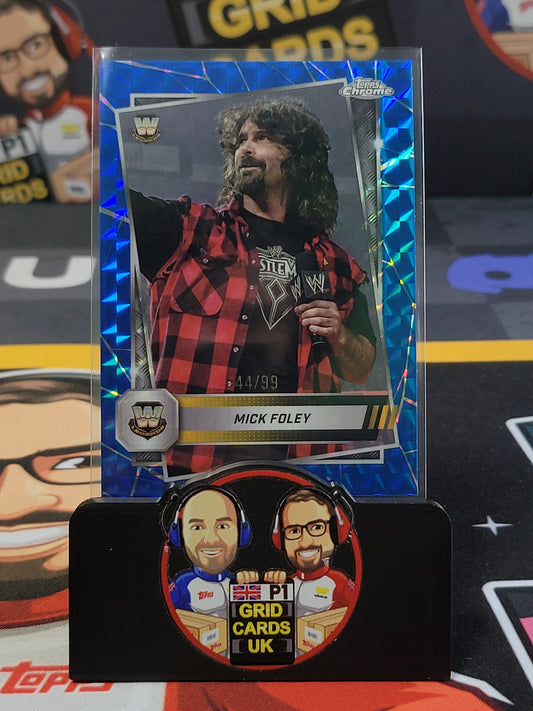 Mick Foley 44/99 Blue - #119 - Topps WWE Chrome 2025