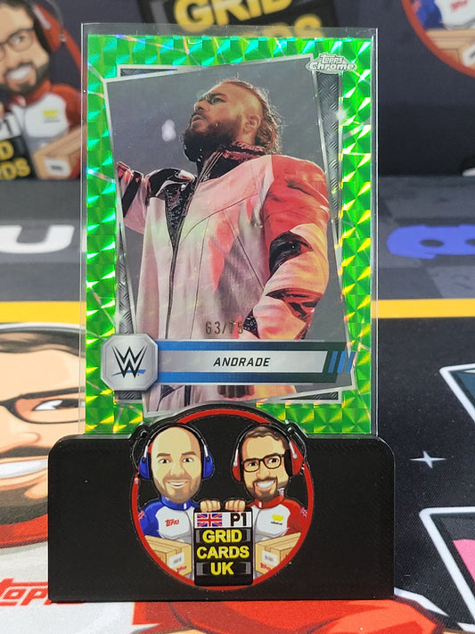 Andrade 63/75 Green - #29 - Topps WWE Chrome 2025