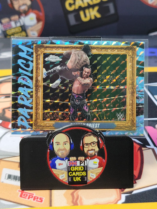 Damian Priest 59/125 Aqua - #PAR-DPT - Topps WWE Chrome 2025