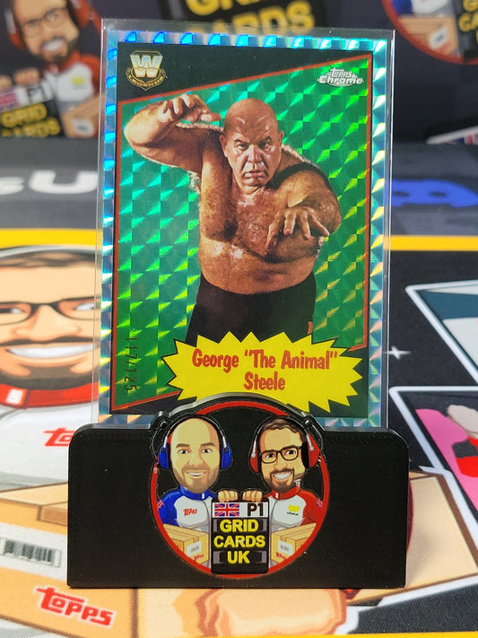 George Steele 117/125 Aqua - #85TL-GS - Topps WWE Chrome 2025