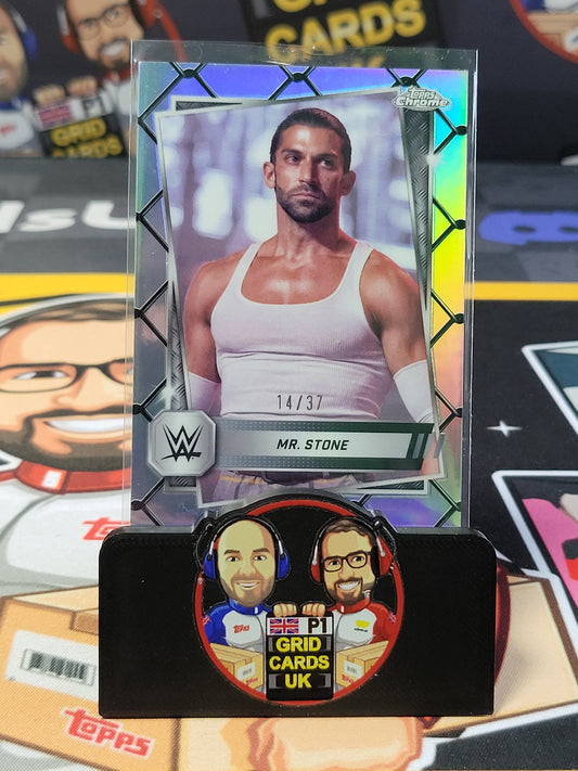 Mr. Stone 14/37 Steel Cage - #173 - Topps WWE Chrome 2025