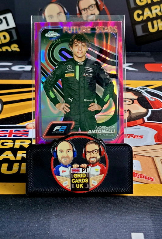 Andrea Kimi Antonelli 111/225 Fuschia Lava #22 - Topps F1 Chrome 2024