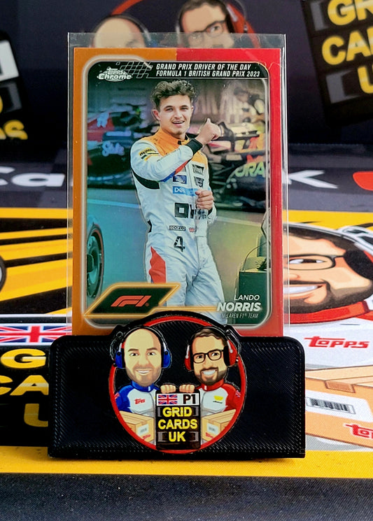 Lando Norris Orange/Red #168 - Topps F1 Chrome 2024
