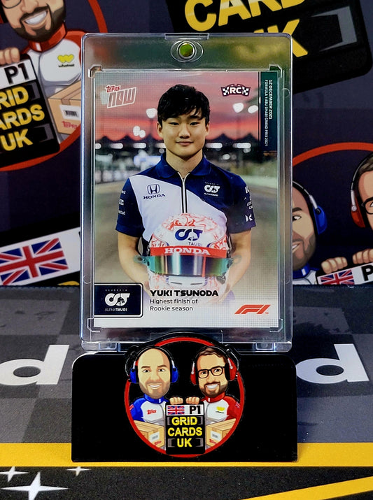 Yuki Tsunoda Rookie RC Base #88 - Topps Now F1 2021
