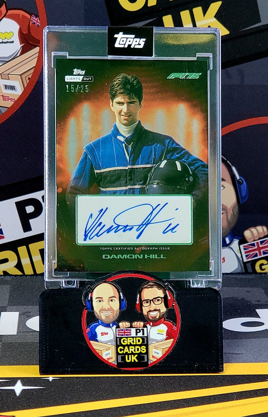 Damon Hill 15/25 Orange Auto - Topps F1 Light Out 2025