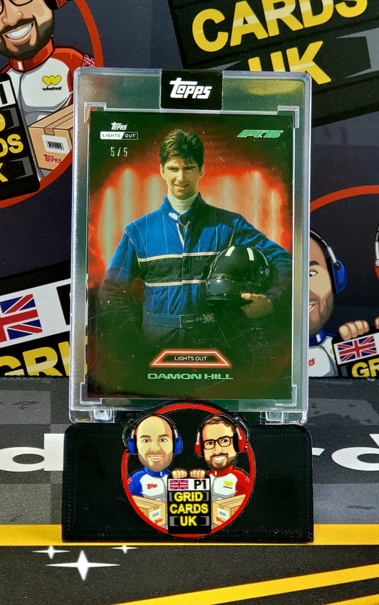 Damon Hill 5/5 Red - Topps F1 Light Out 2025