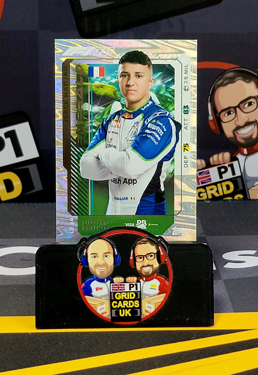 Isack Hadjar Emerald LE14 - Topps UK F1 Turbo Attax 2025