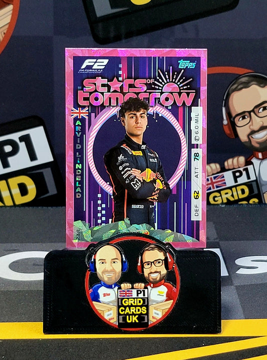 Arvid Lindabad Pink #238 - Topps UK F1 Turbo Attax 2025