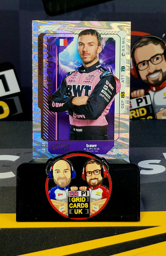 Pierre Gasly Amethyst LE15 - Topps UK F1 Turbo Attax 2025