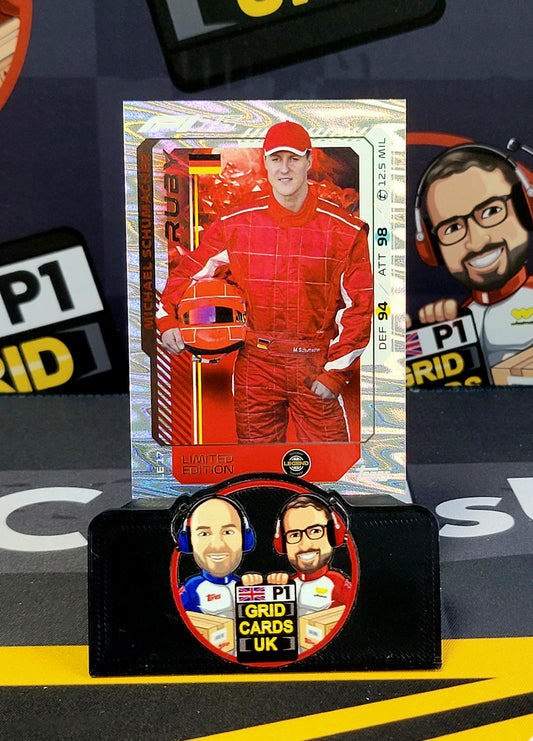 Michael Schumacher Ruby LE17 - Topps UK F1 Turbo Attax 2025