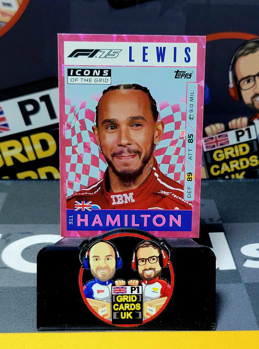 Lewis Hamilton Pink #311 - Topps UK F1 Turbo Attax 2025